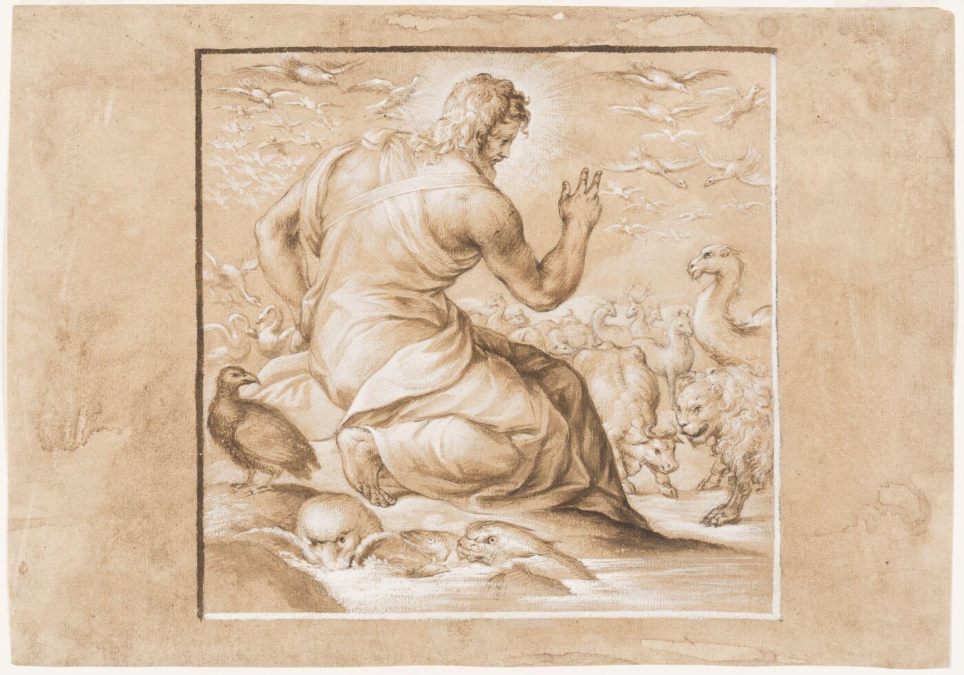 Unknown, The Creation of the Animals (after Francesco Salviati)