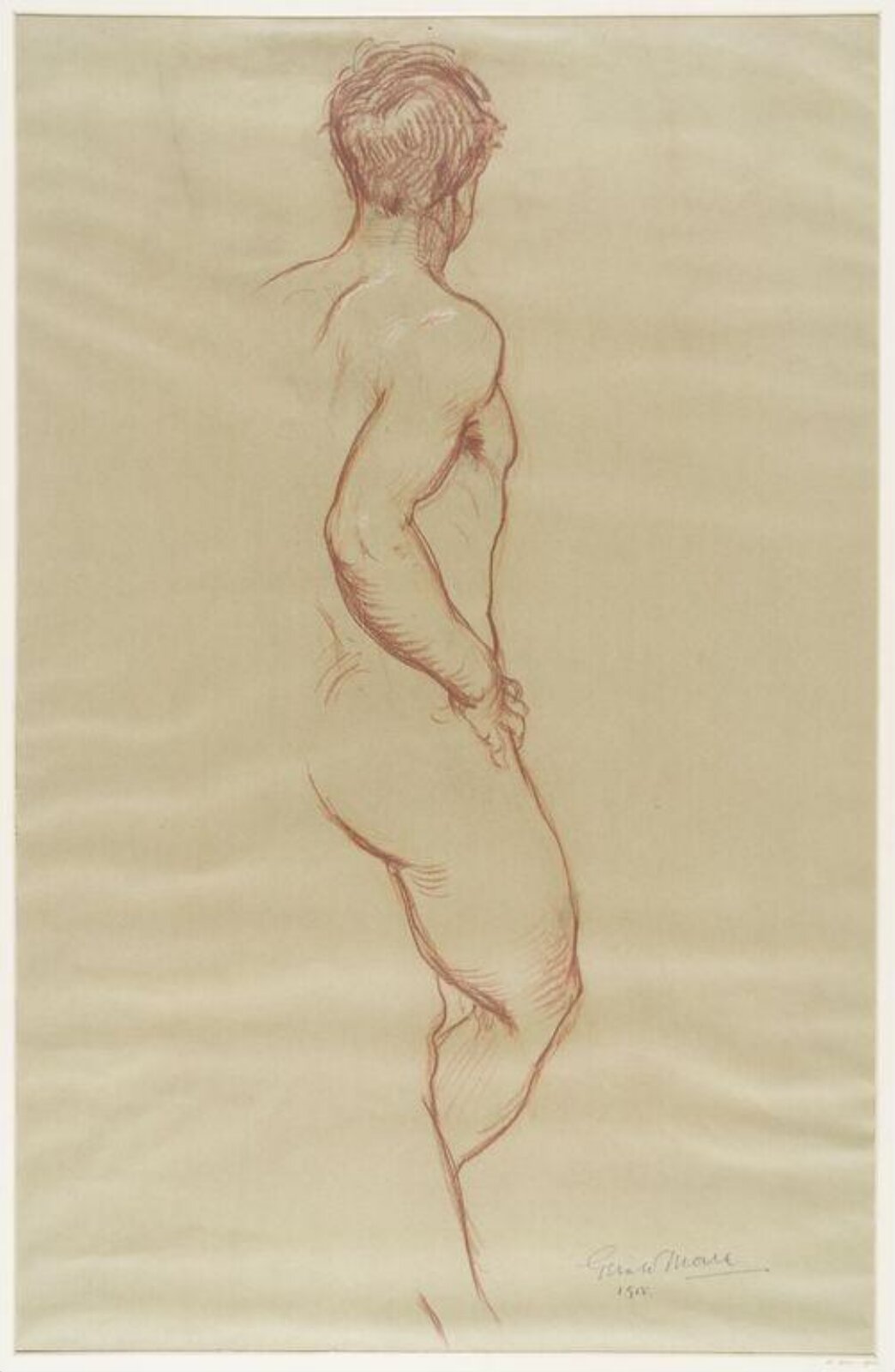Drawing, Gerald Edward Moira, 1915
