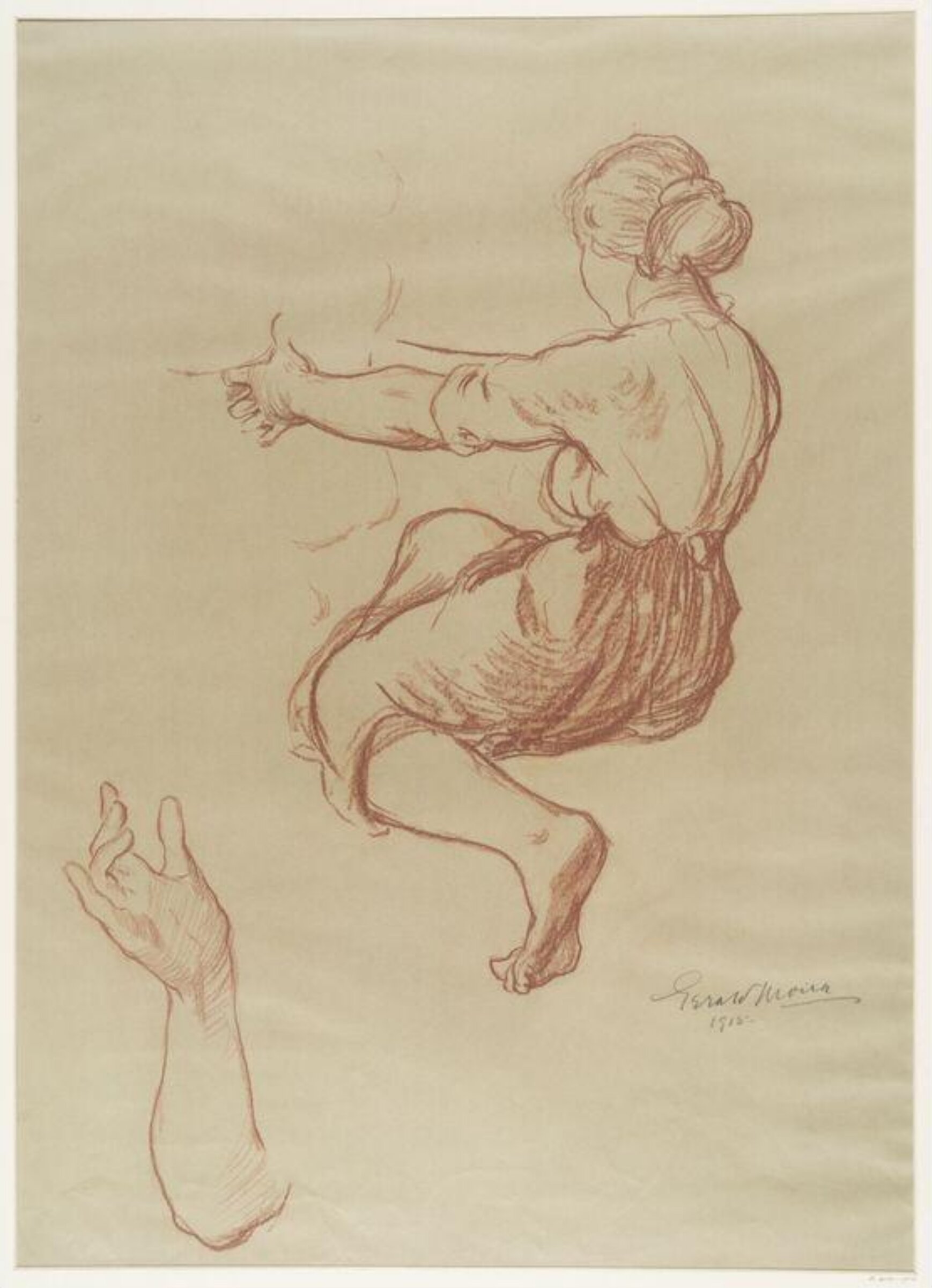Drawing, Gerald Edward Moira, 1915