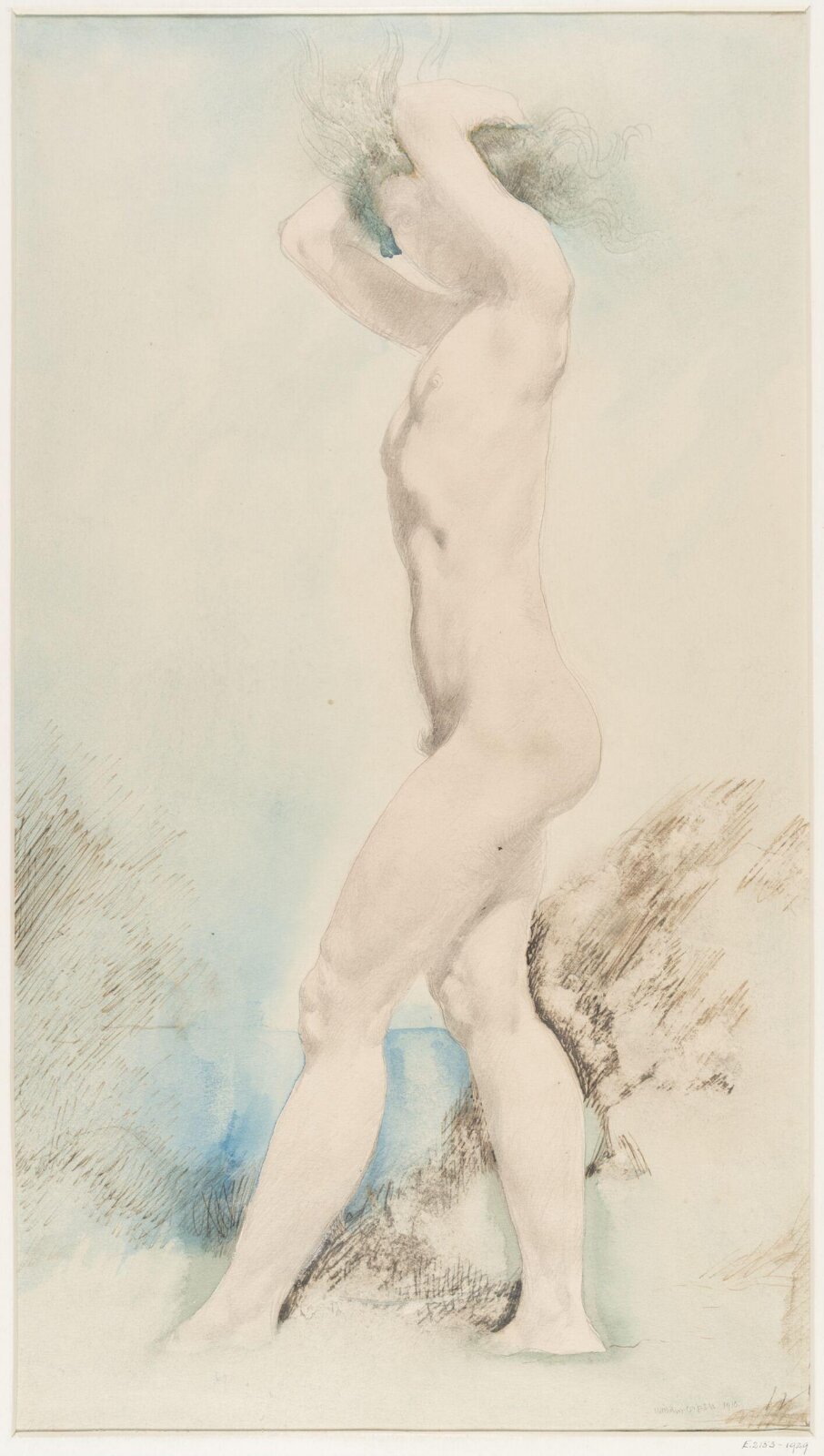 Drawing, William Orpen, 1910