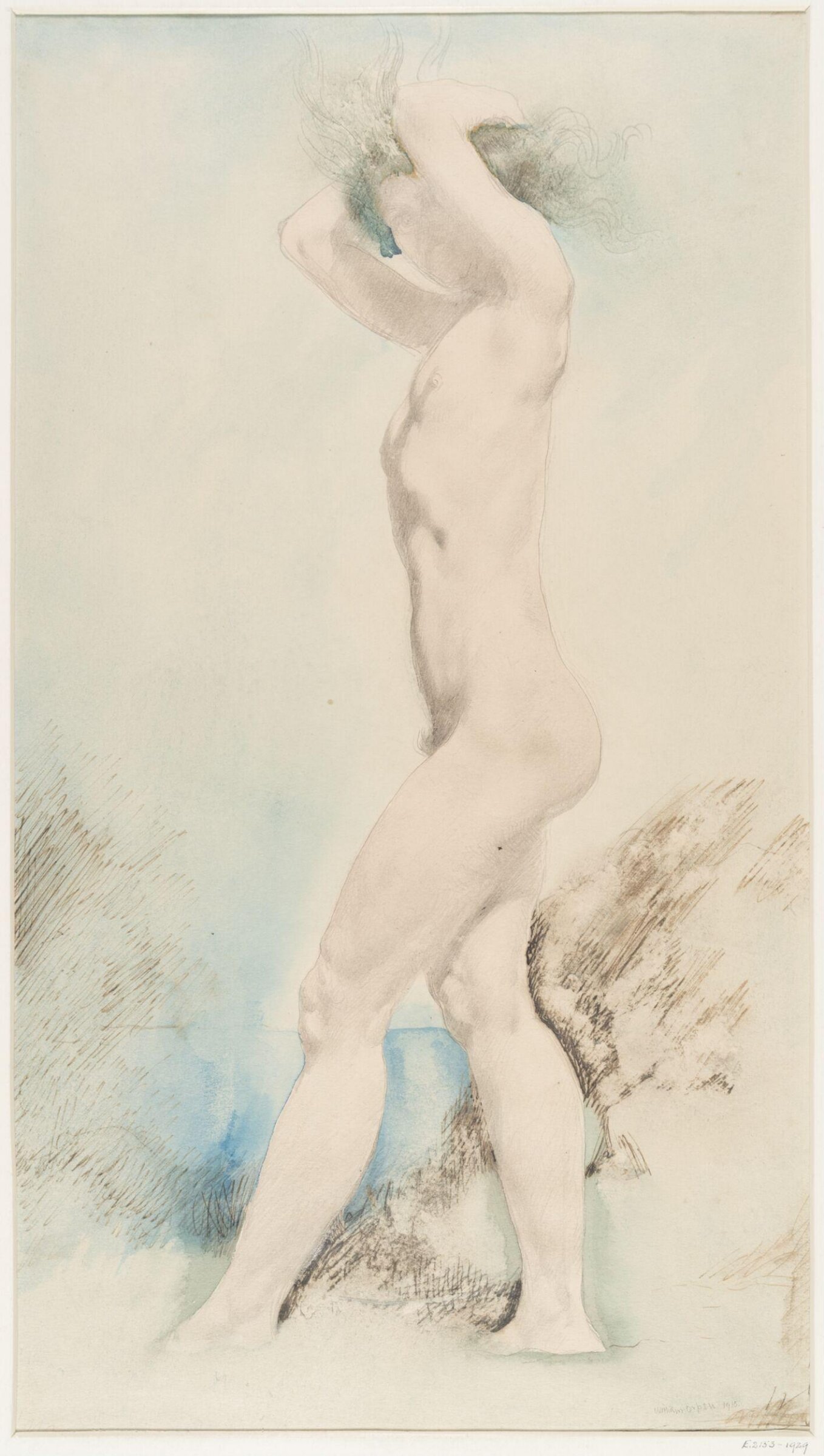 Drawing, William Orpen, 1910