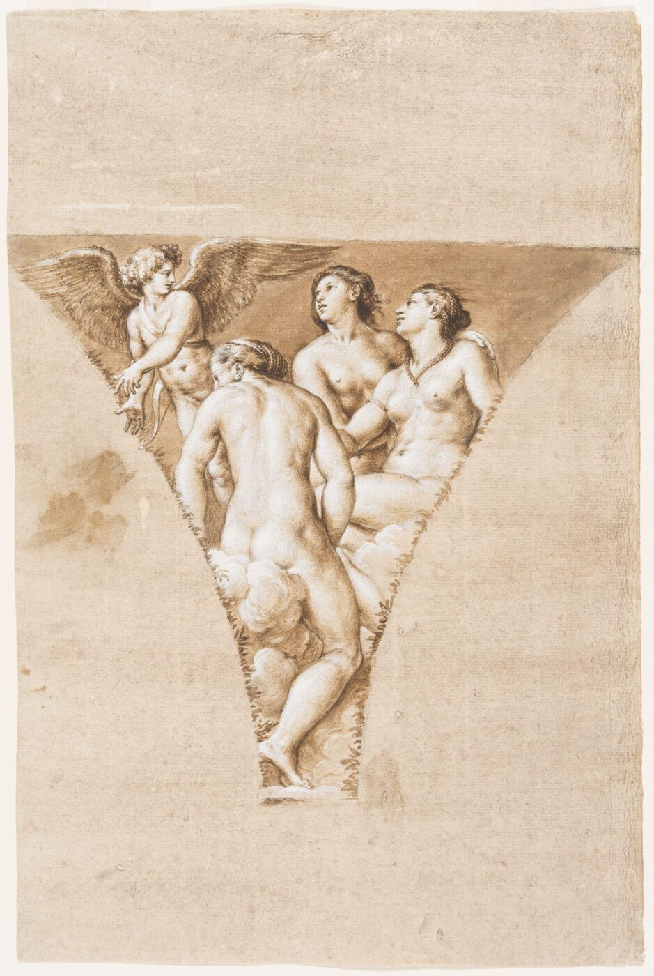 Unknown, Cupid and the Three Graces (after Raphael)