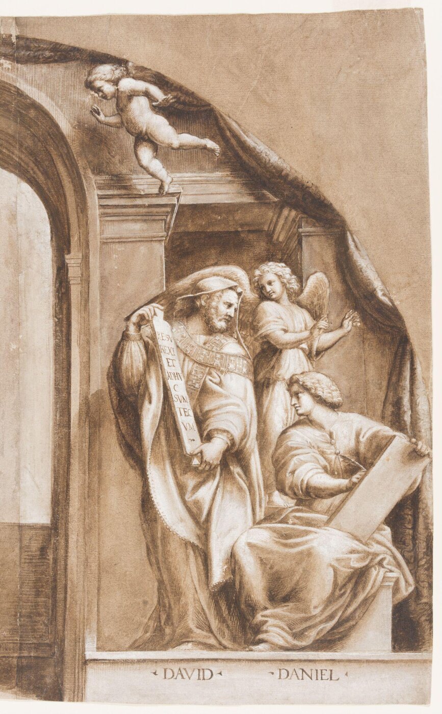 Unknown, Hosea, Jonah, David and Daniel (after Raphael)
