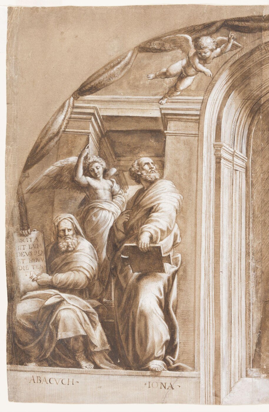 Unknown, Hosea, Jonah, David and Daniel (after Raphael)