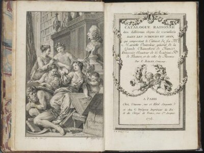 Catalogue raisonné des différens objets de curiosités, bound with Catalogue d'estampes