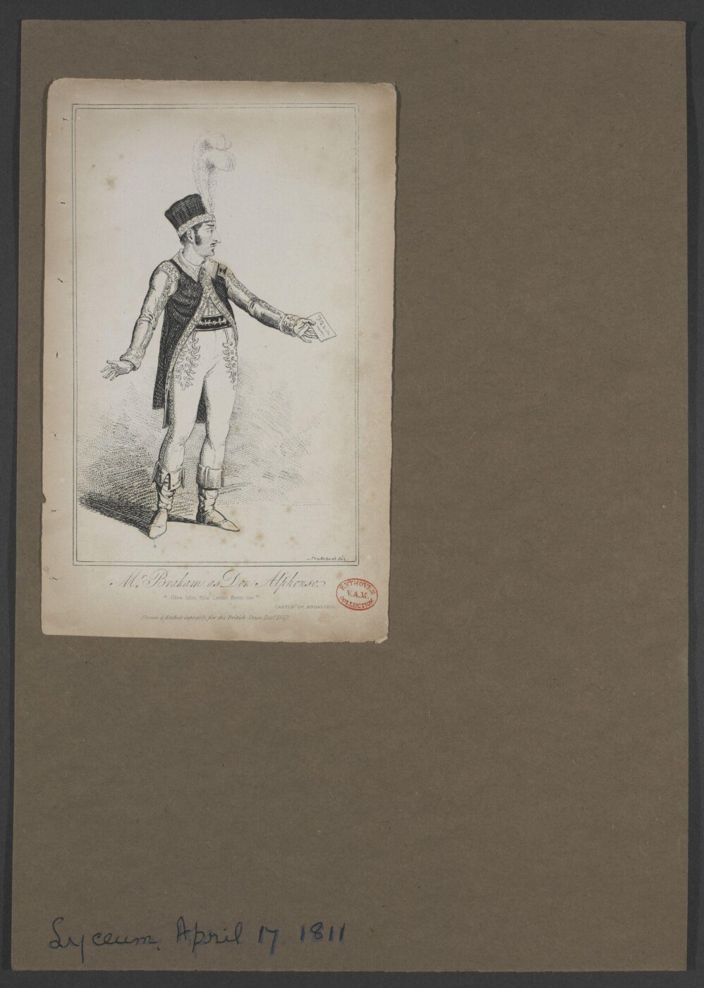 Cruikshank, George, Mr Braham as Don Alphonso