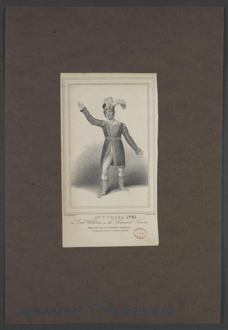 Mr. T. Cooke, as Lord William in the Haunted Tower top image
