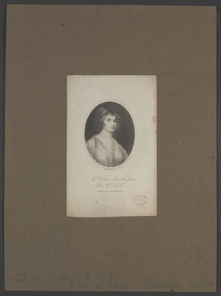Mrs. Cotton Worthington, late Mrs. Tickell top image