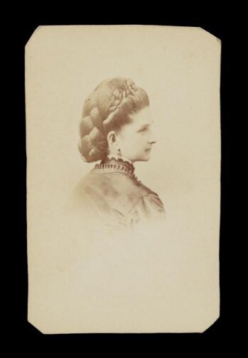 A portrait of a woman 'Miss I. Wyman'