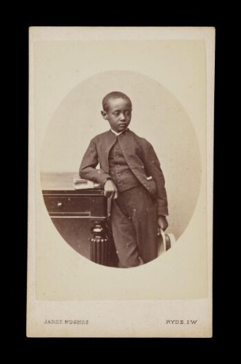 A portrait of a young boy 'Prince Alemayehu'