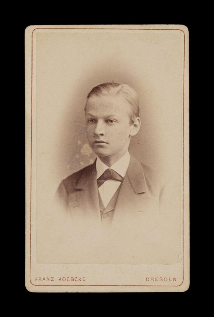 A portrait of a young man top image