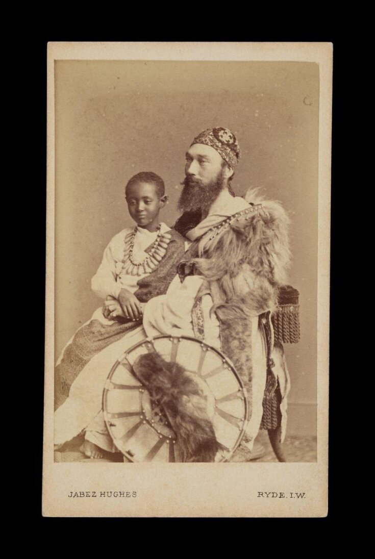 A portrait of Prince Alemayehu and Tristram Speedy top image