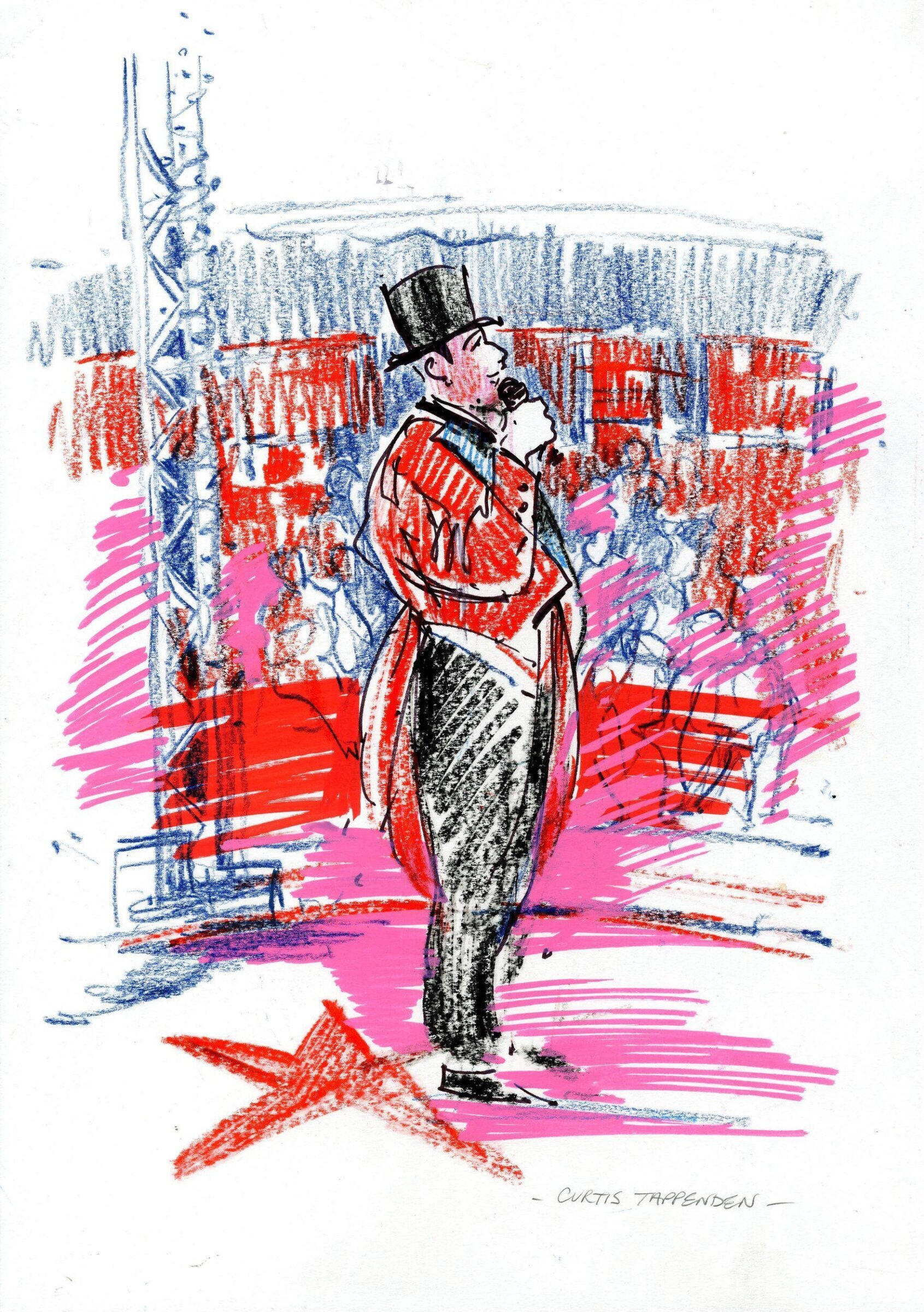 Winnie the Ringmaster at Zippos Circus, Winter Wonderland, Hyde Park, 2017, Curtis Tappenden, 2017