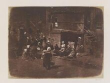 North Street, Fishergate, women and children baiting the lines thumbnail 1