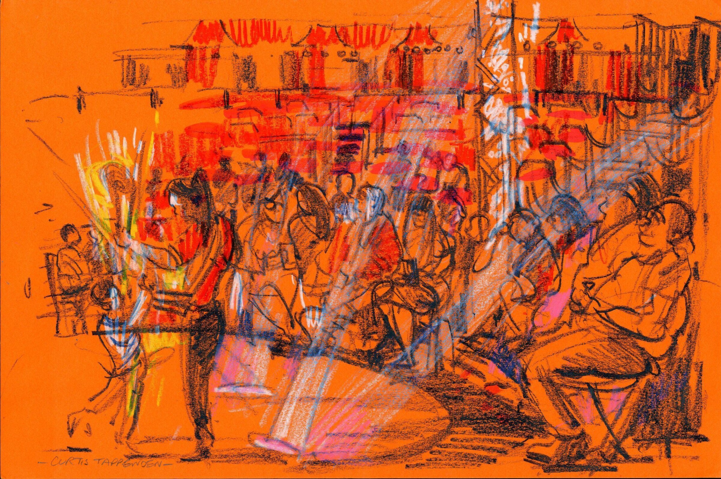 The audience at Zippos Circus, Winter Wonderland, Hyde Park, London 2017, Curtis Tappenden, 2017