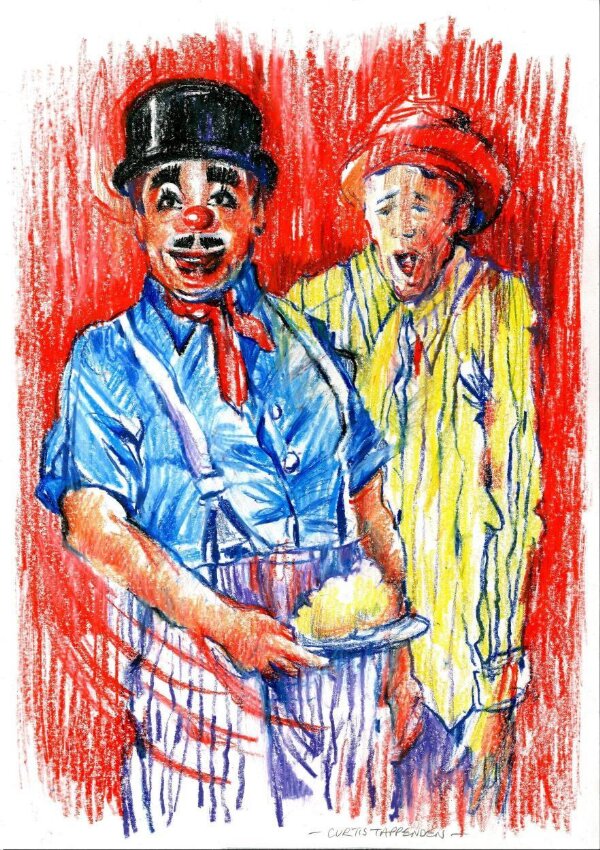Charlie Cairoli Snr. & 'Little Jimmy' Buchanan