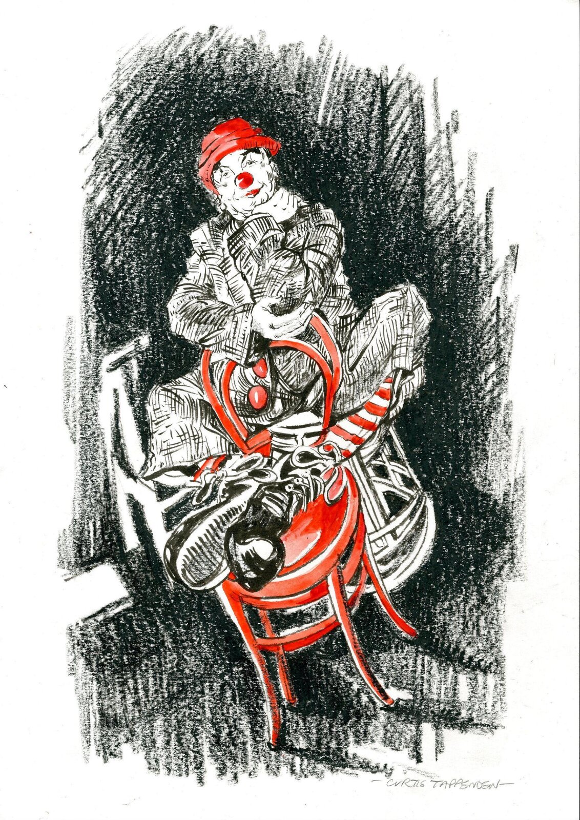 Bobby Roberts as Bobbo the Clown., Curtis Tappenden