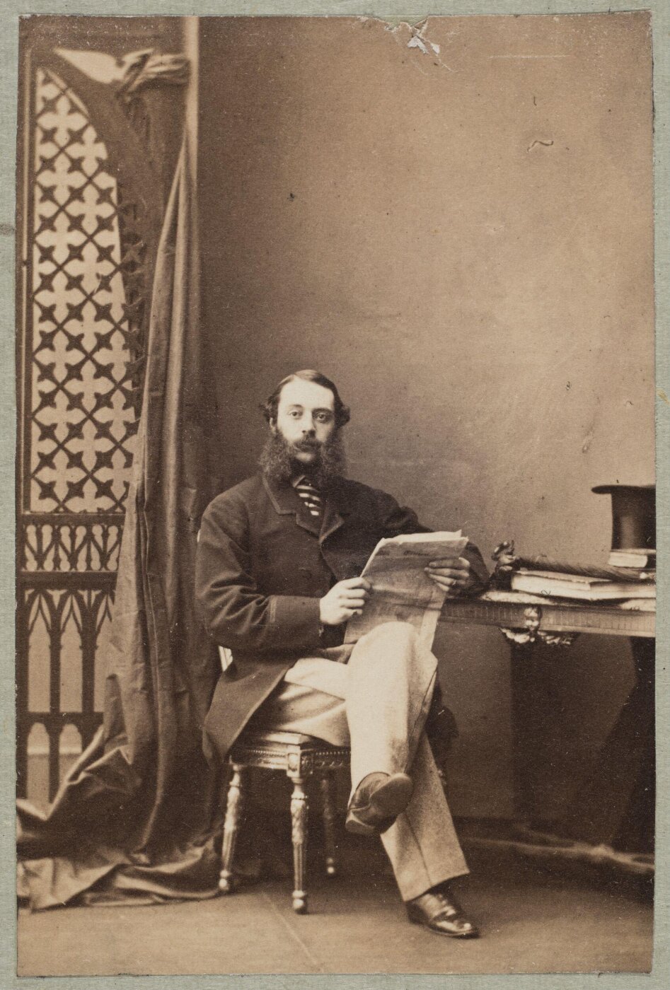 Unknown, Carte-de-visite photographs (480). Four photographs  are dry-mounted to each sheet (120).