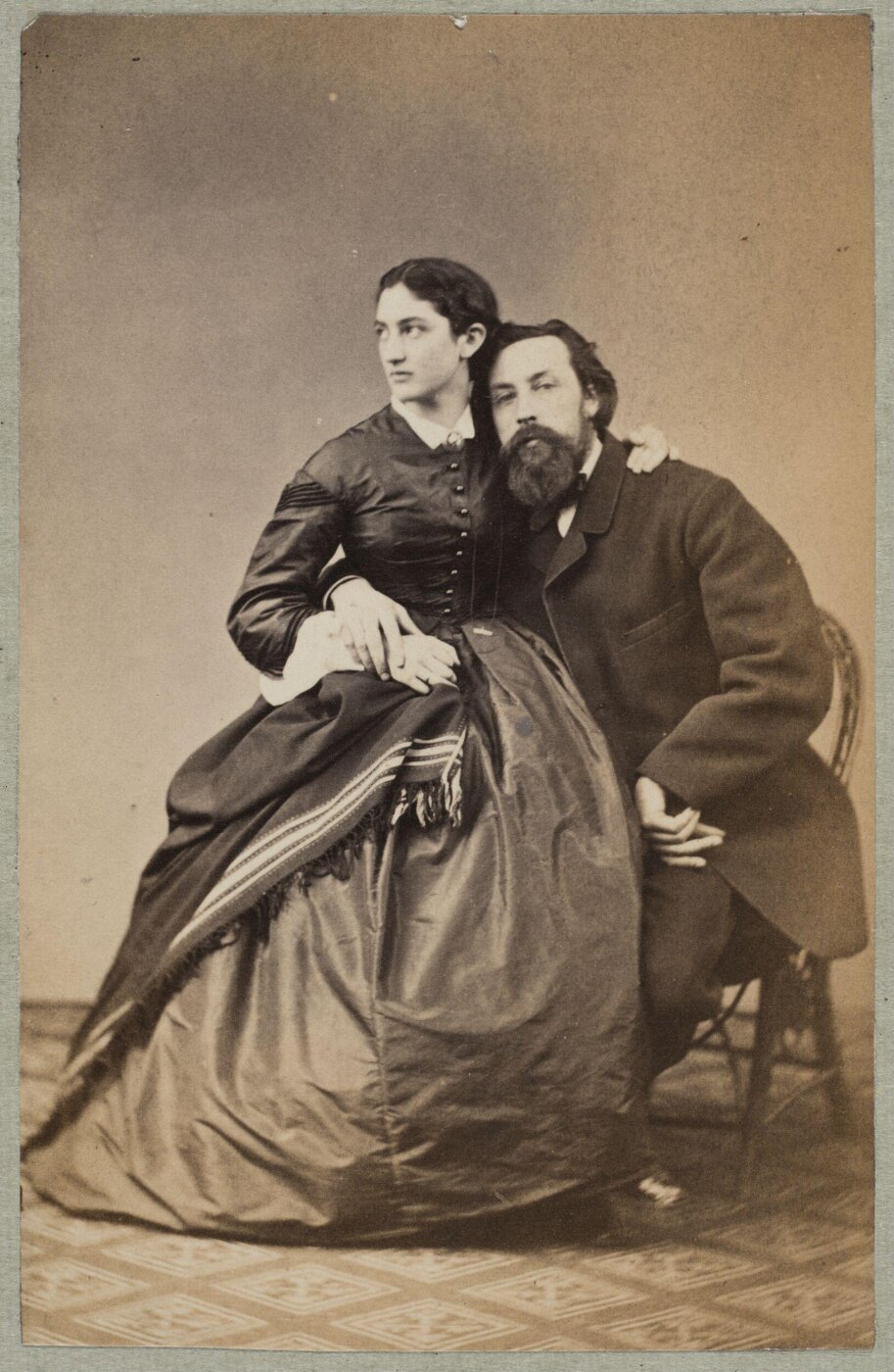Unknown, Carte-de-visite photographs (32). Four photographs  are dry mounted on each sheet.