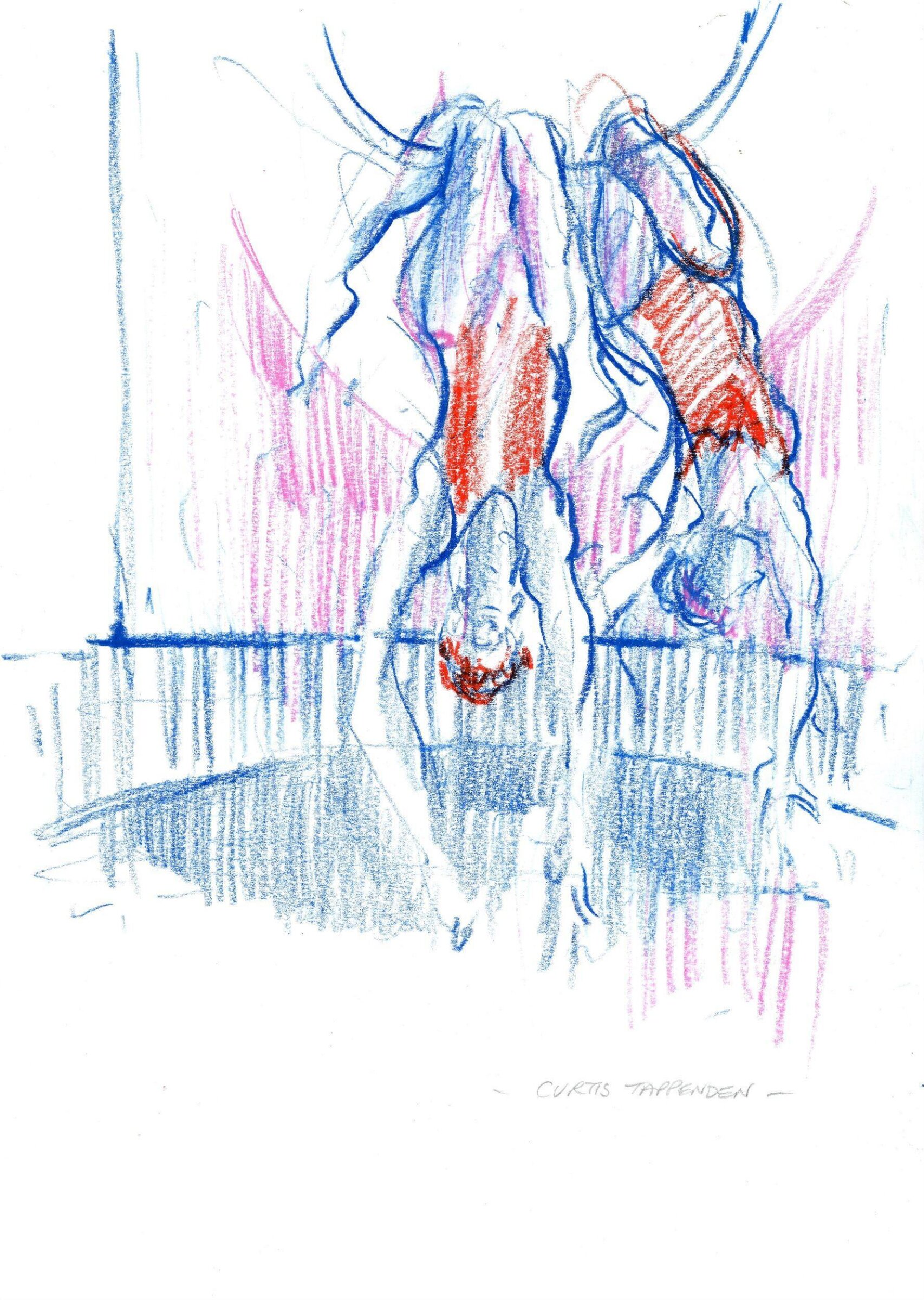 Tilly Lee-Kronick as the Little Mermaid and Matt Knight as the Prince in Metta Theatre's extracts from 'Little Mermaid the Circus Sensation', V&A Lecture Theatre, 29 April 2018, Curtis Tappenden, 29/04/2018