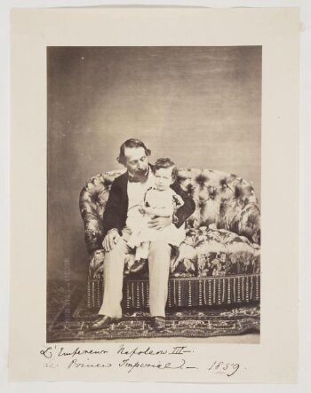 Photograph of Louis Napoleon, Prince Imperial (1856-1879) as a young boy,  Stock Photo, Picture And Rights Managed Image. Pic. MEV-10222934