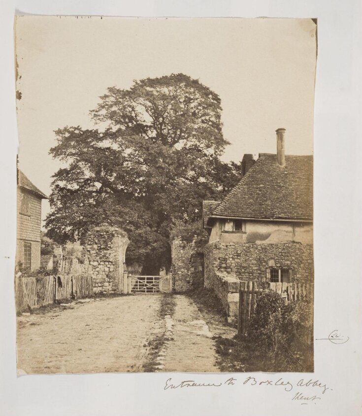 'Entrance of Boxley Abbey'  top image