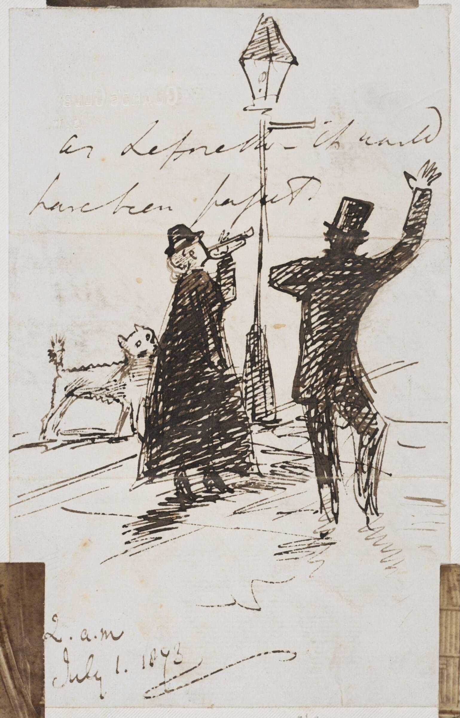 Drawing, Edith Mary Paget, c 1868