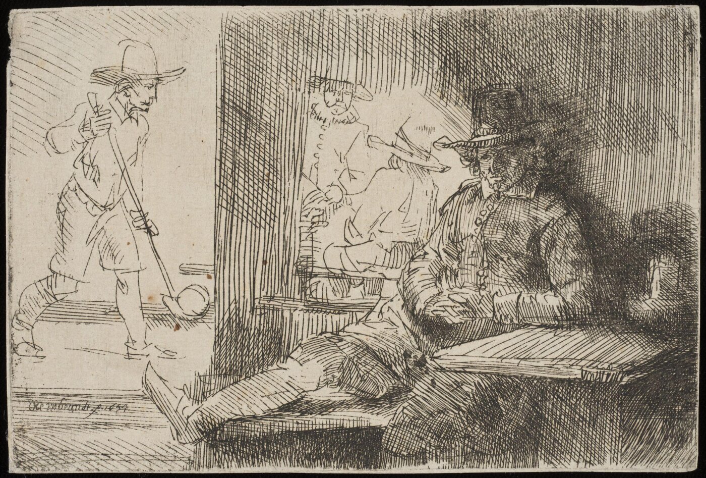 Rembrandt van Rijn, The Golf Player