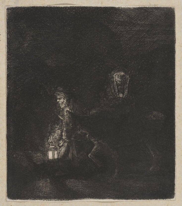 The Flight into Egypt: a night piece | Rembrandt van Rijn | V&A Explore ...