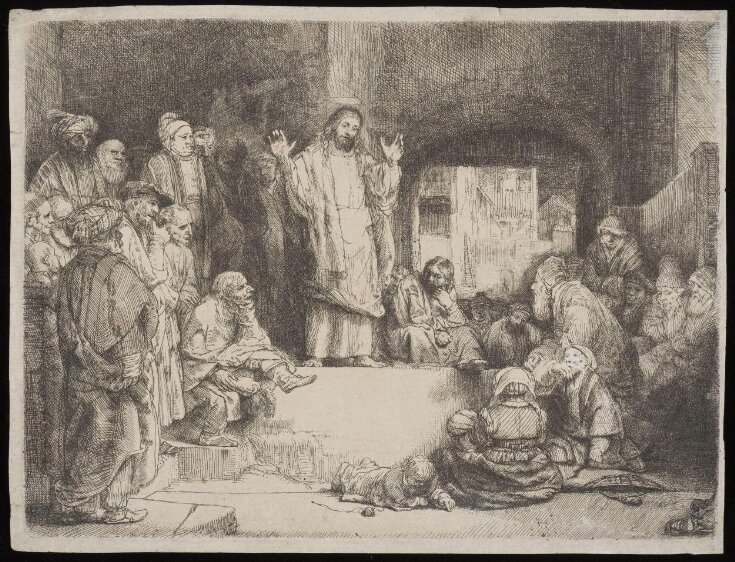 Christ preaching ('La Petite Tombe') top image