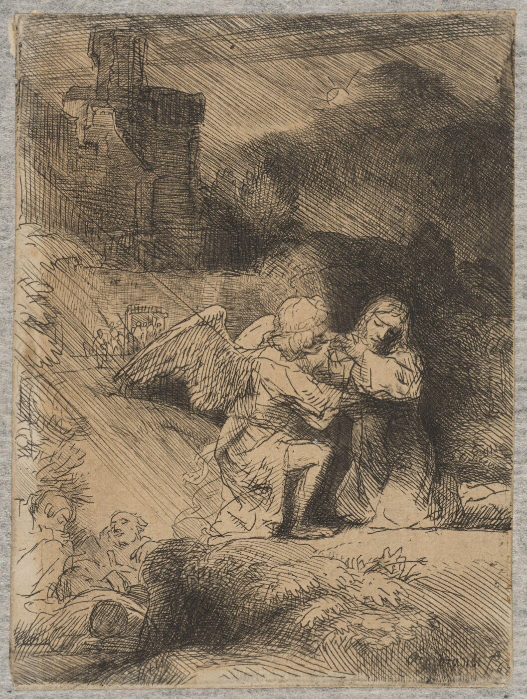 Rembrandt van Rijn, The Agony in the Garden