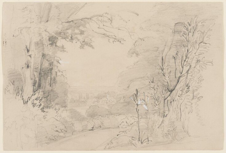 Sketch of landscape with trees top image