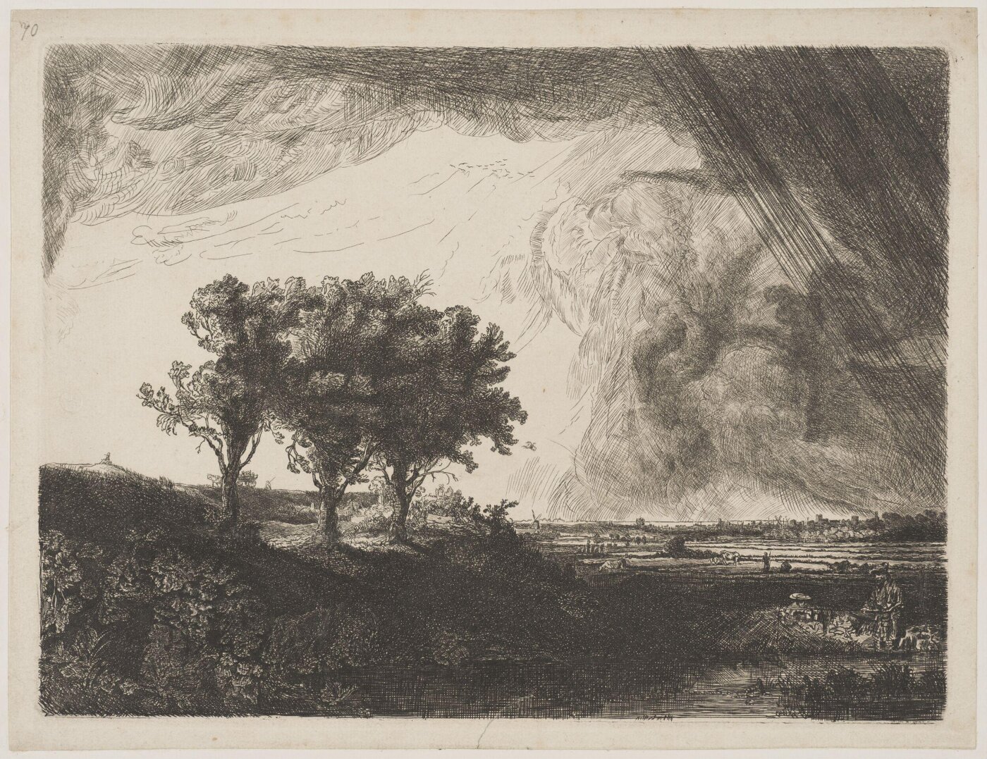 Rembrandt van Rijn, The Three Trees