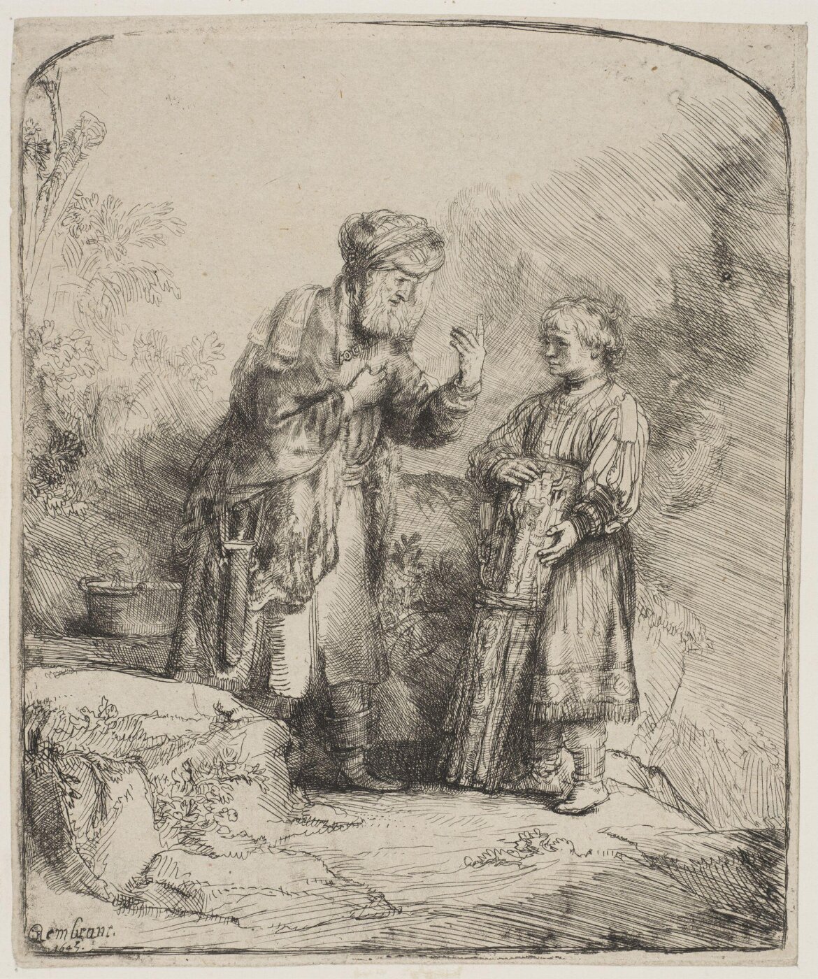 Rembrandt van Rijn, Abraham and Isaac