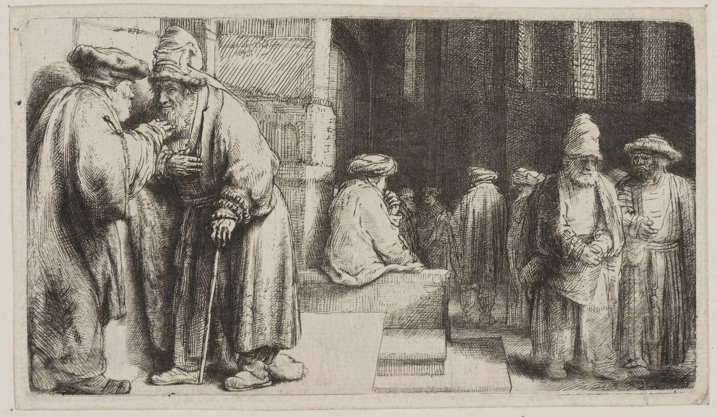 Rembrandt van Rijn, Jews in the Synagogue