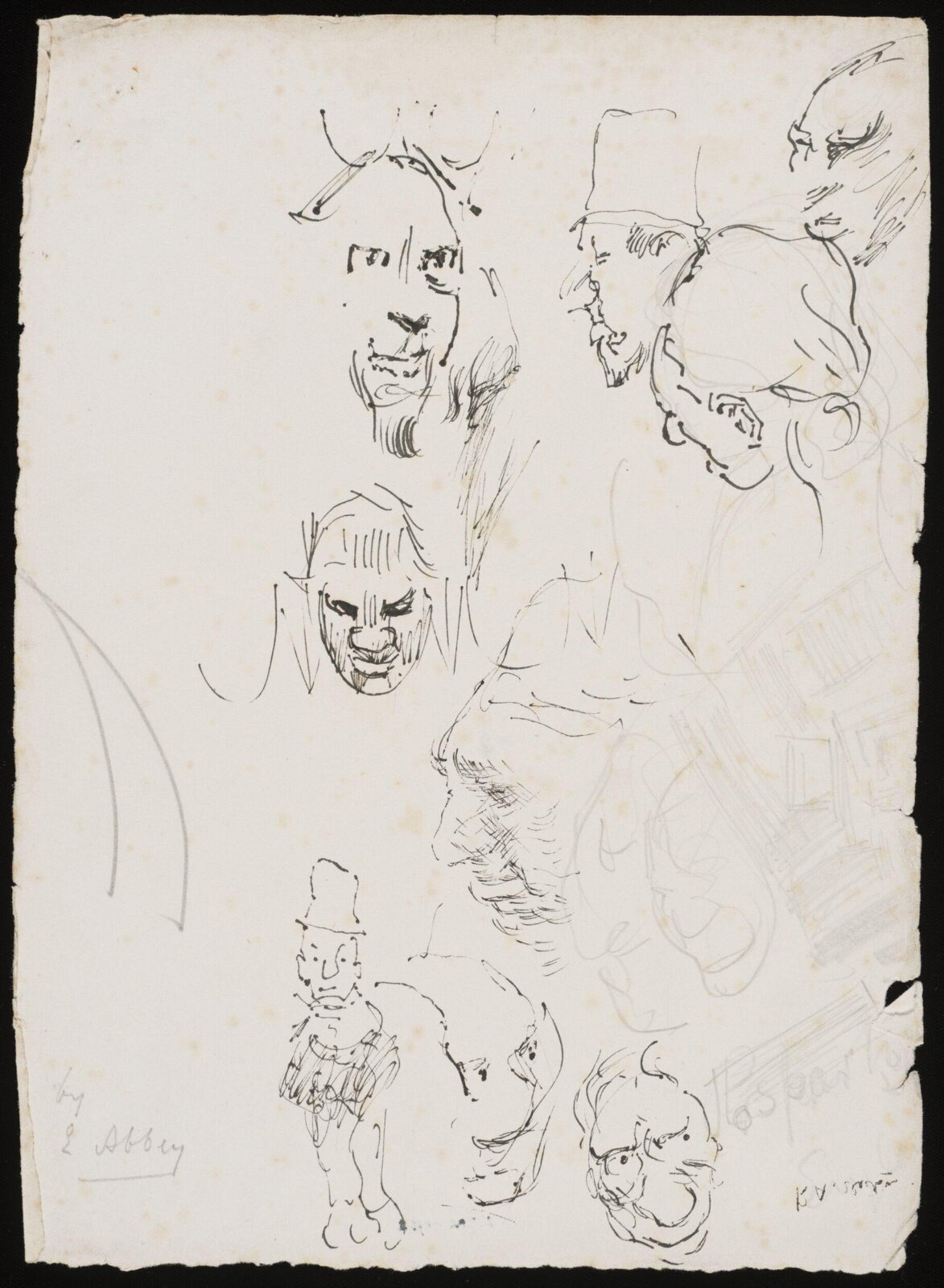 Drawing, Edwin Austin Abbey, 1875-1910