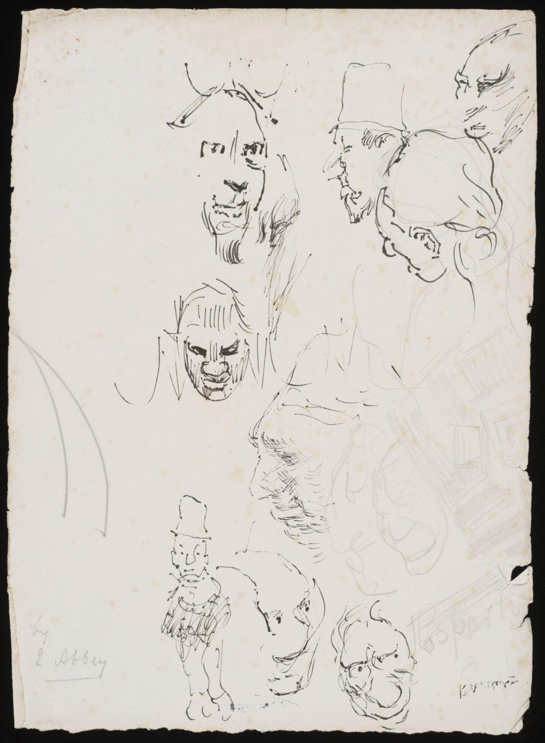 Drawing, Edwin Austin Abbey, 1875-1910