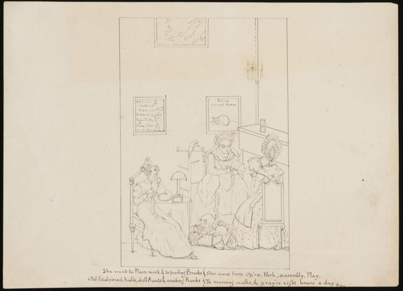 Drawing, Richard Doyle, c. mid 19th century