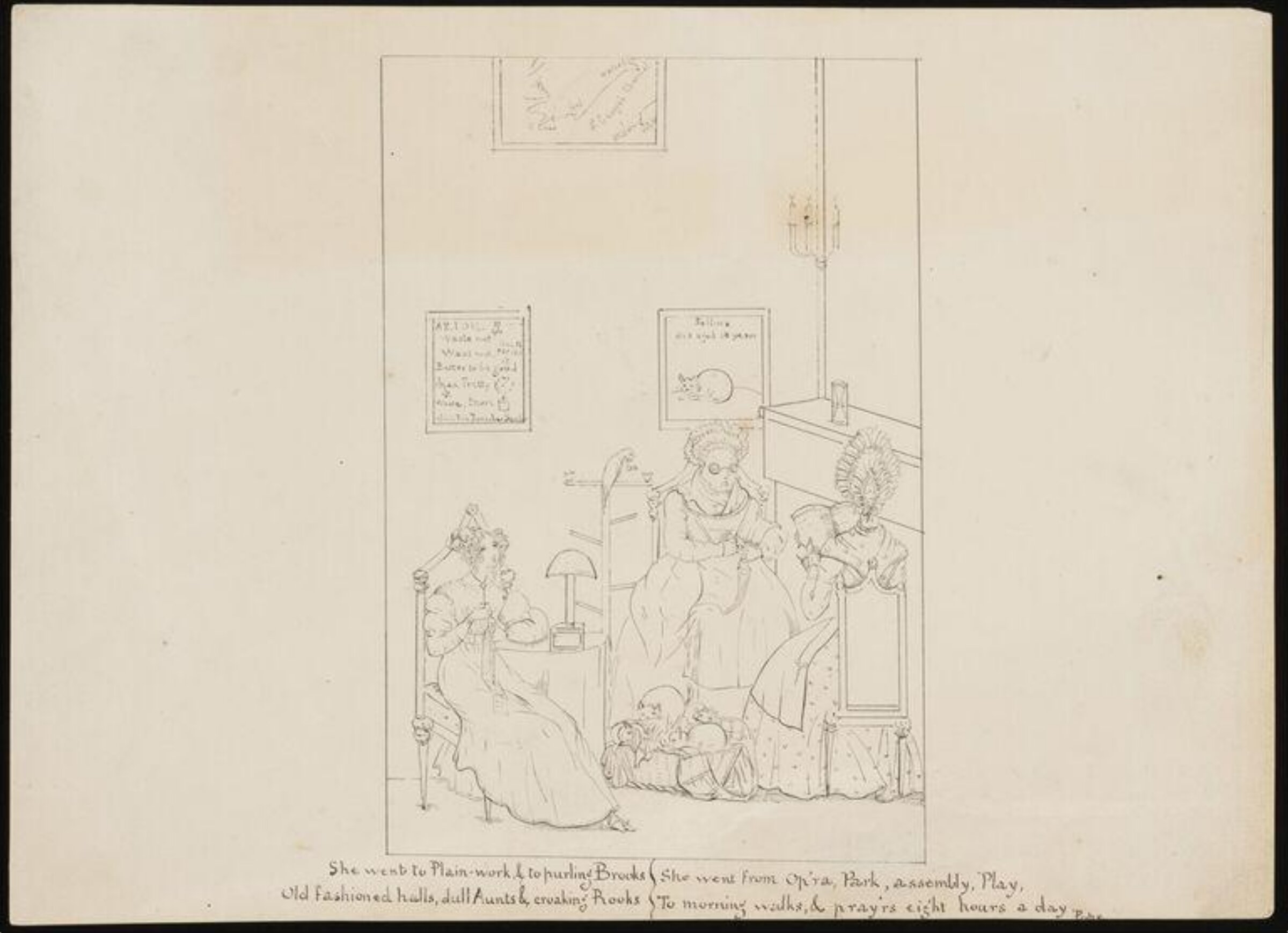 Drawing, Richard Doyle, c. mid 19th century