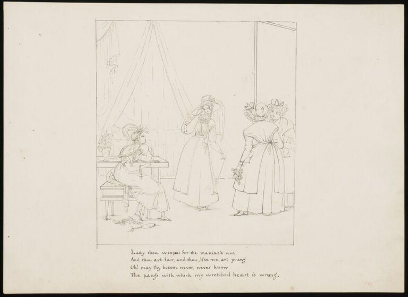 Drawing, Richard Doyle, c. mid 19th century