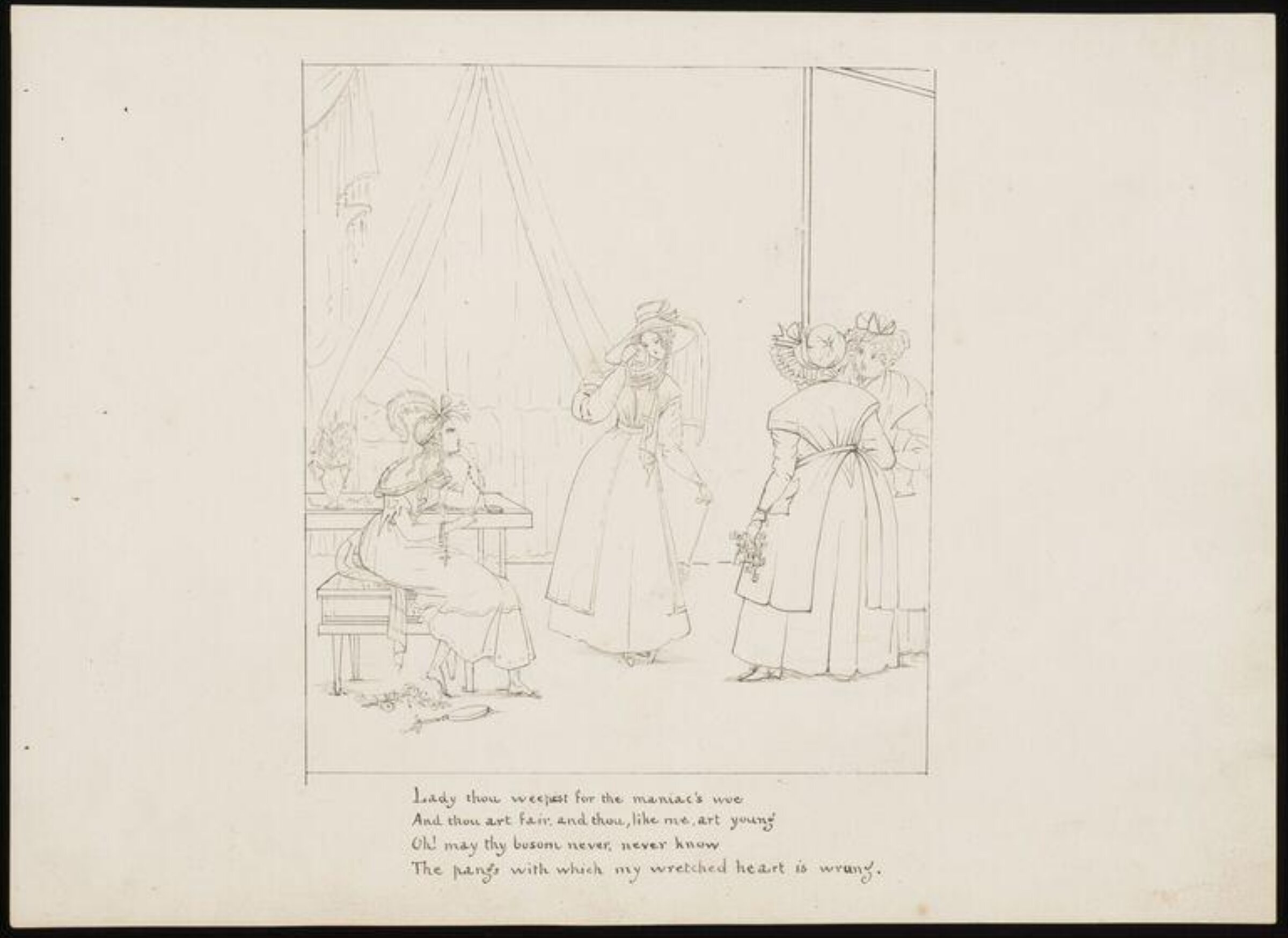 Drawing, Richard Doyle, c. mid 19th century