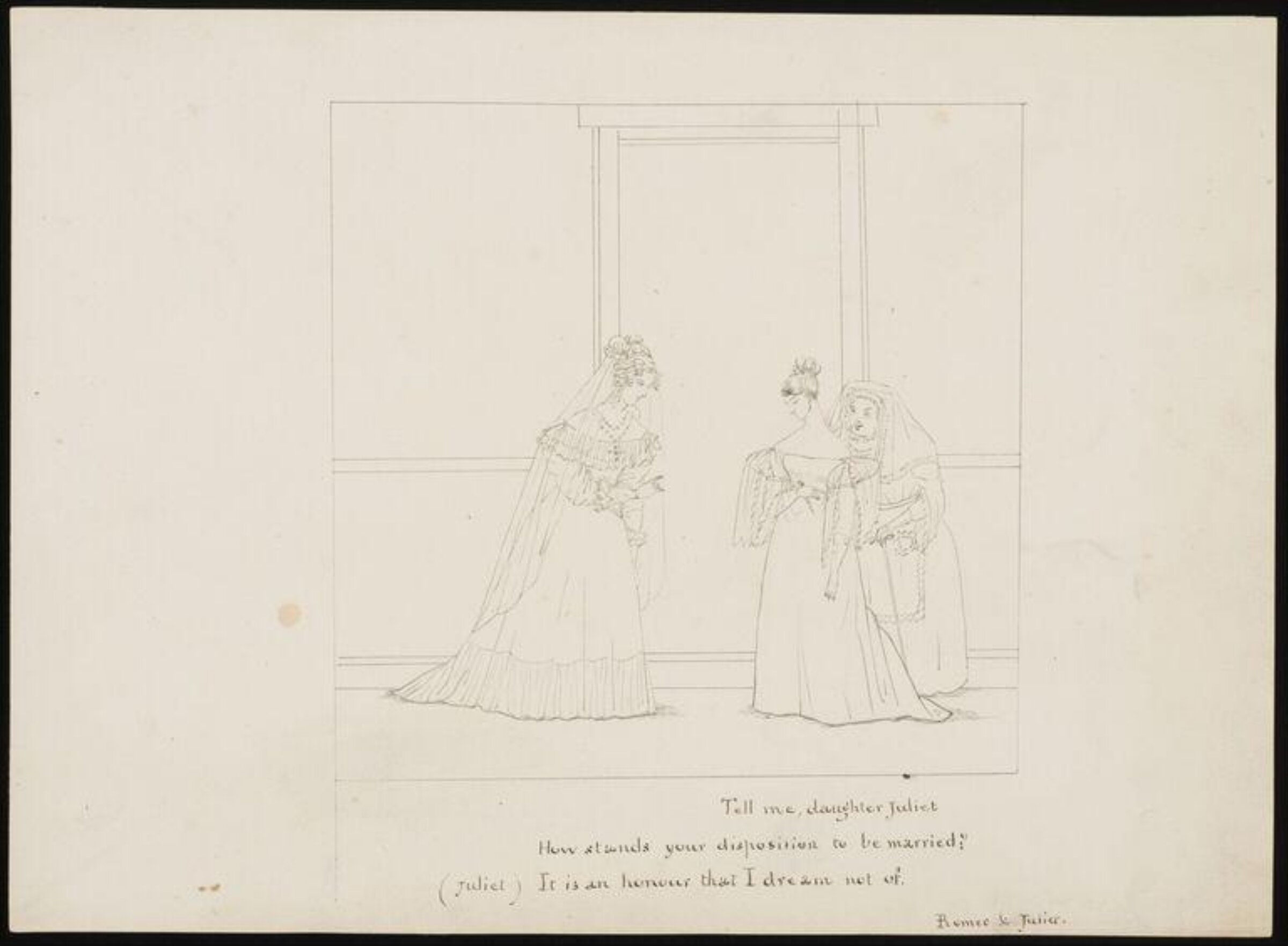 Drawing, Richard Doyle, c. mid 19th century