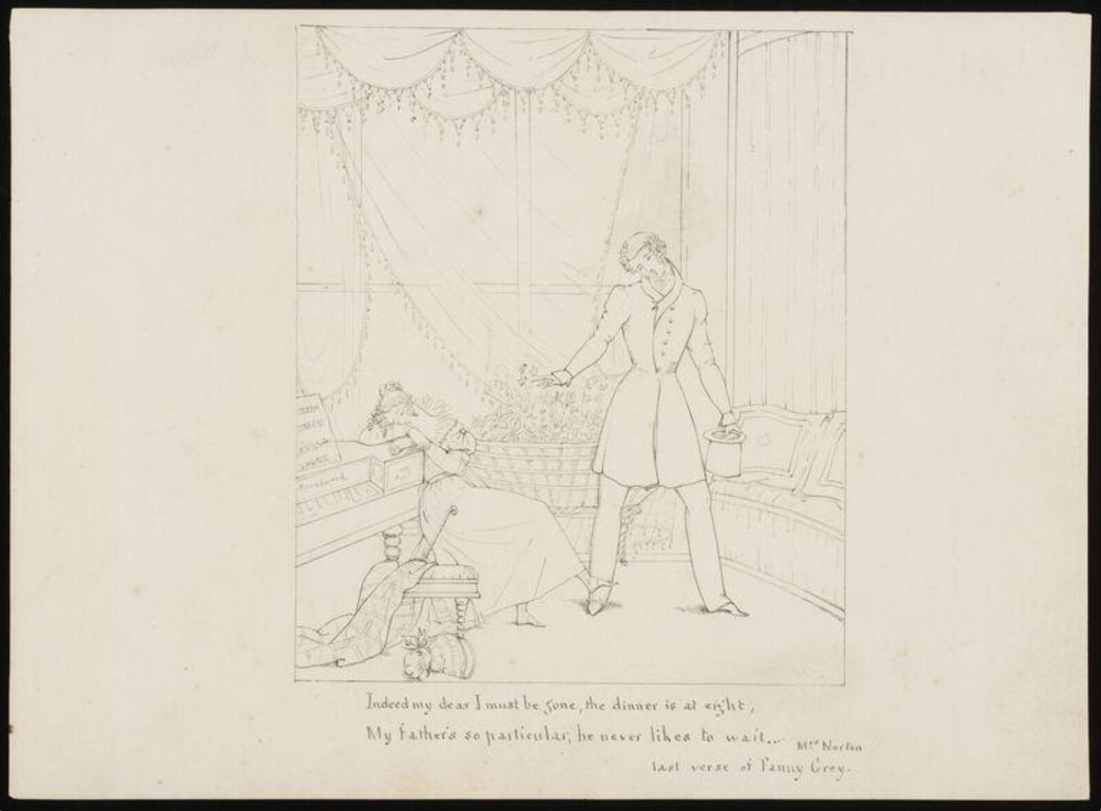 Drawing, Richard Doyle, c. mid 19th century