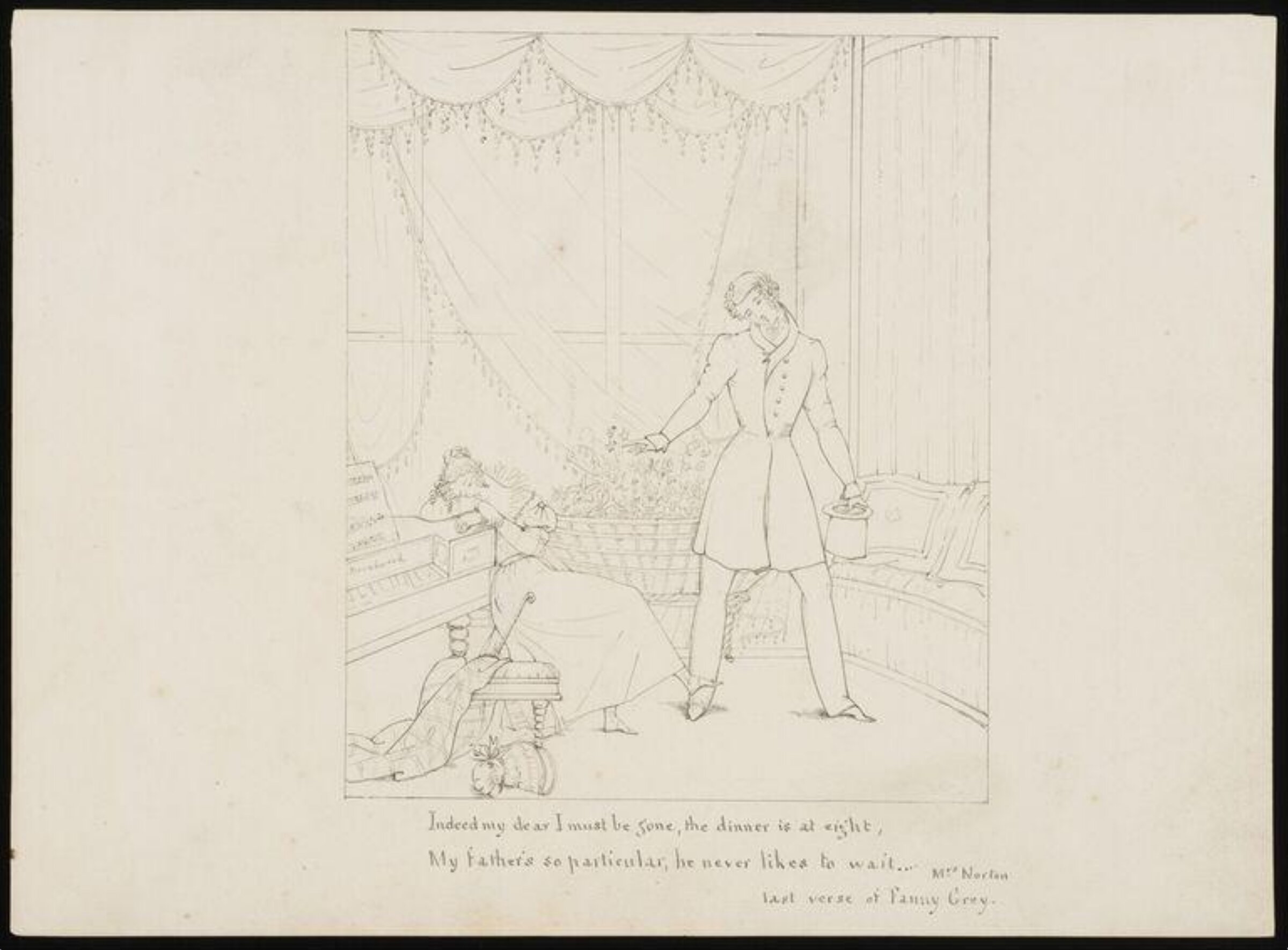 Drawing, Richard Doyle, c. mid 19th century