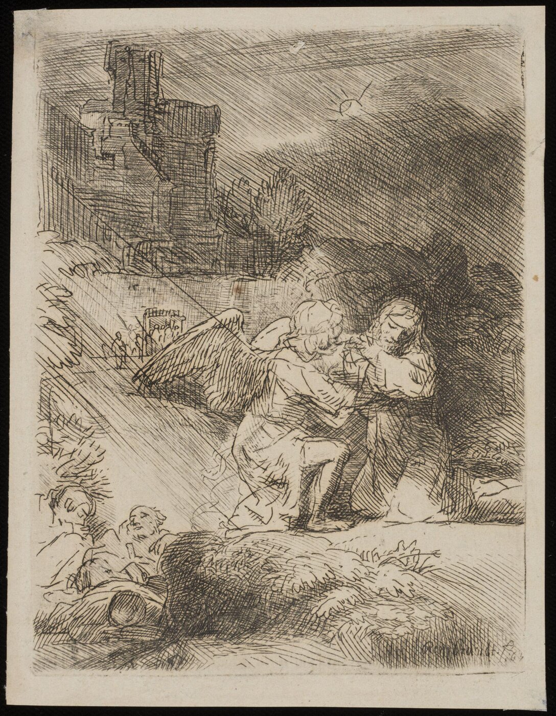 Rembrandt van Rijn, The Agony in the Garden