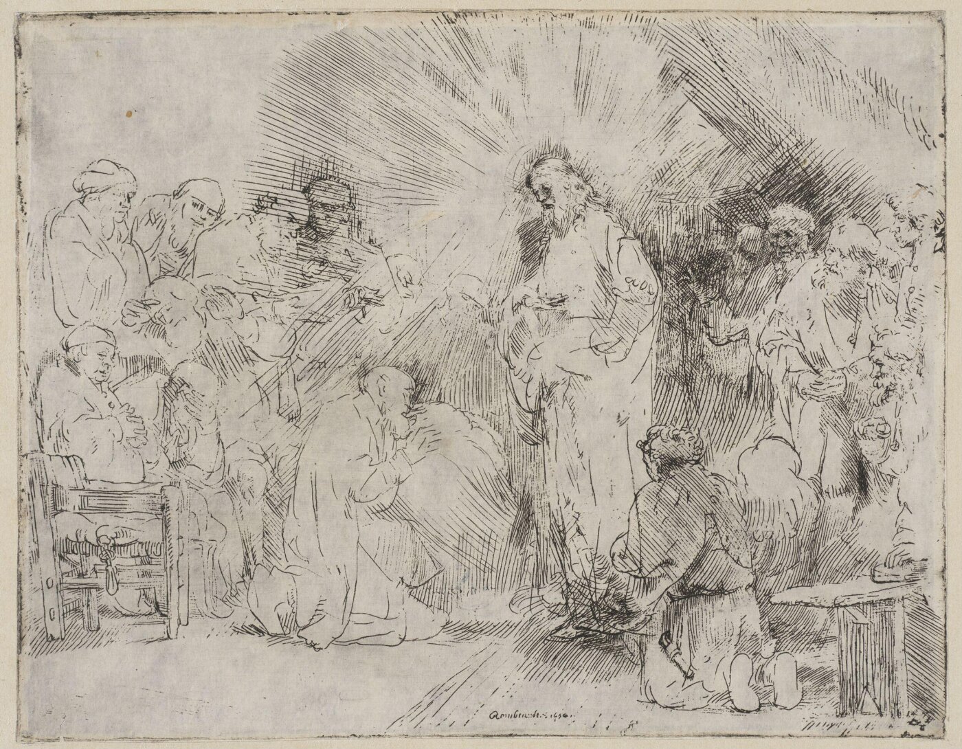 Rembrandt van Rijn, Christ appearing to the Apostles