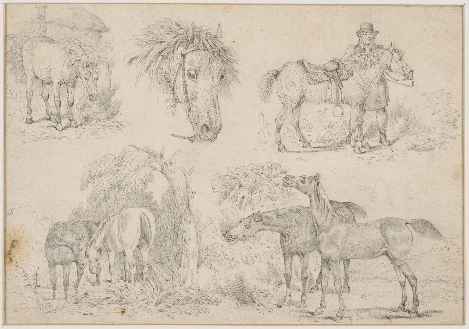 Drawing, Henry Alken, c. 1804-1851
