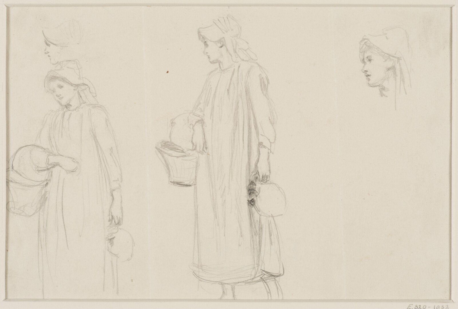 Drawing, Helen Allingham, late 19th-early 20th century