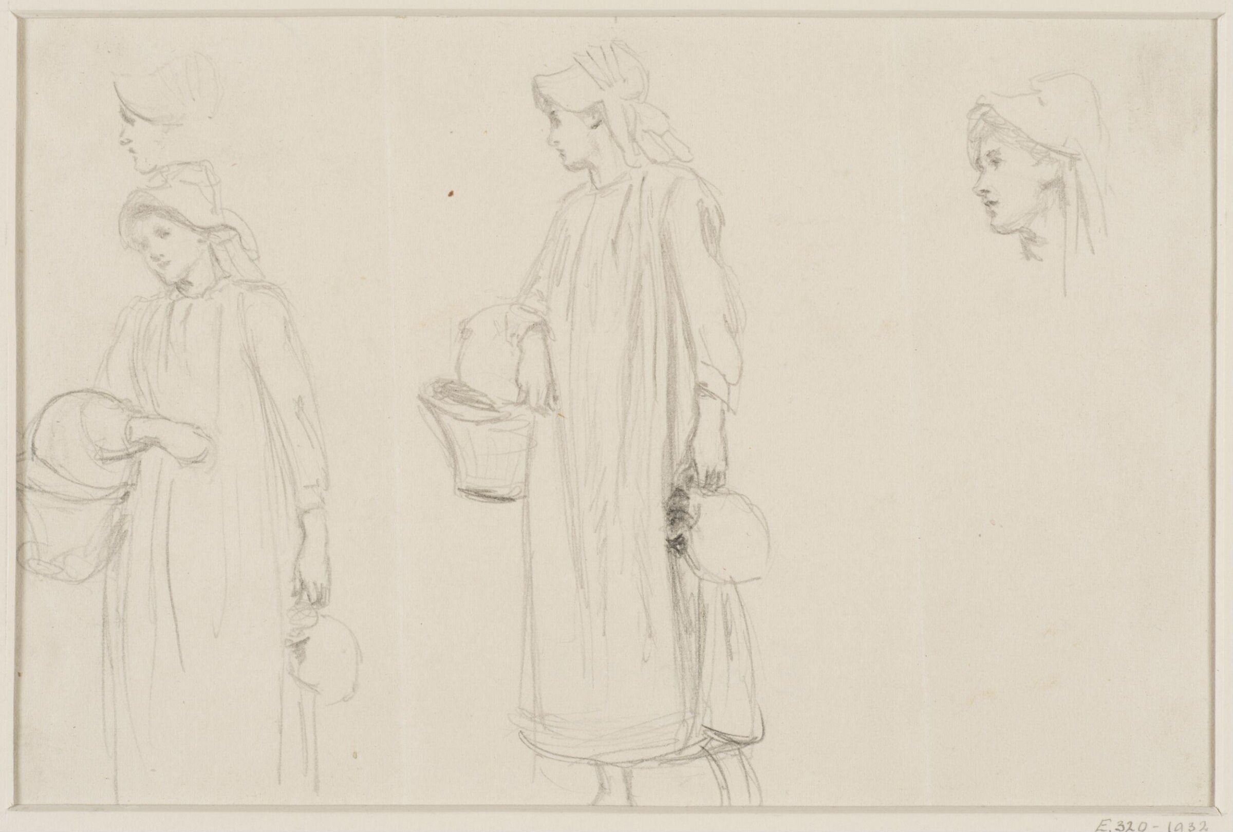 Drawing, Helen Allingham, late 19th-early 20th century