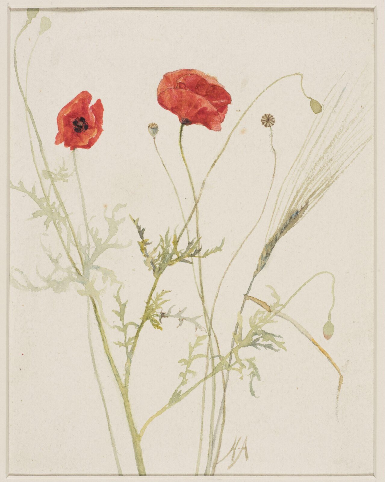 Drawing, Helen Allingham, late 19th-early 20th century